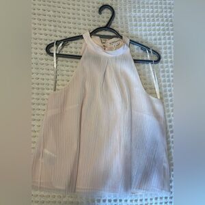 BCBGeneration Light Pink Sleeveless Blouse EUC